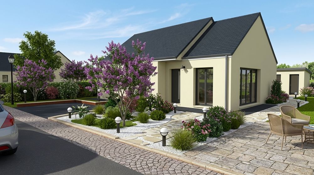 Maison neuve 3 chambres à Saint-Jean-le-Blanc - terrasse et