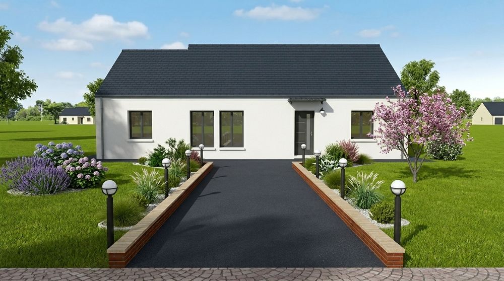 Maison neuve 3 chambres à Saint-Jean-le-Blanc - terrasse et