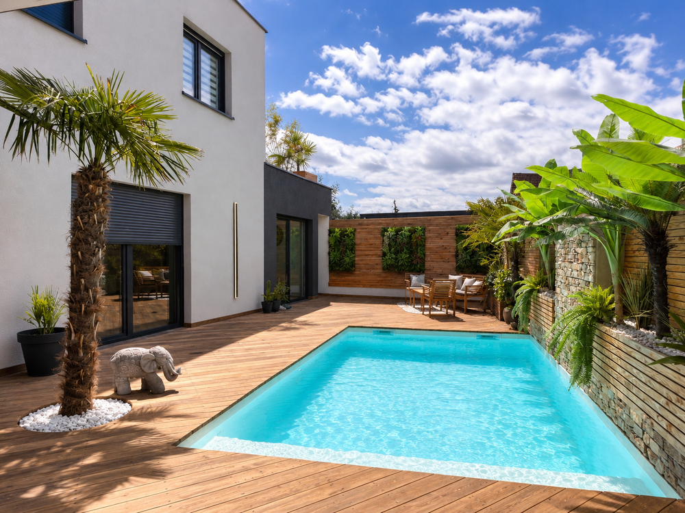 Maison tout confort avec piscine