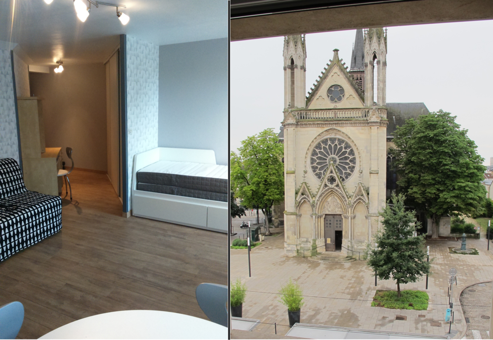 Meublé 32 m², Église St-Thomas