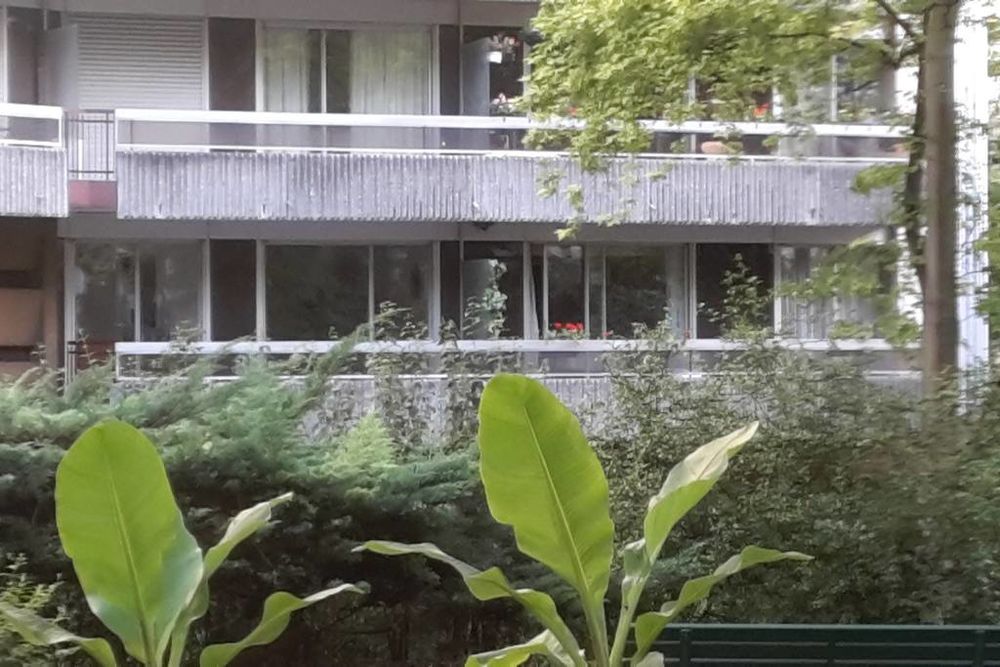 Grand studio vue jardin