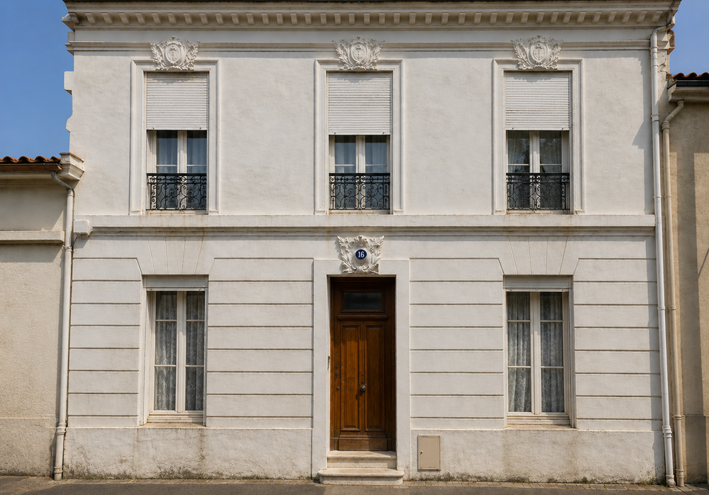 Bordeaux Maritime. Vaste maison bordelaise avec grand jardin