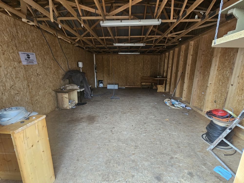 chalet bois 16mx8m