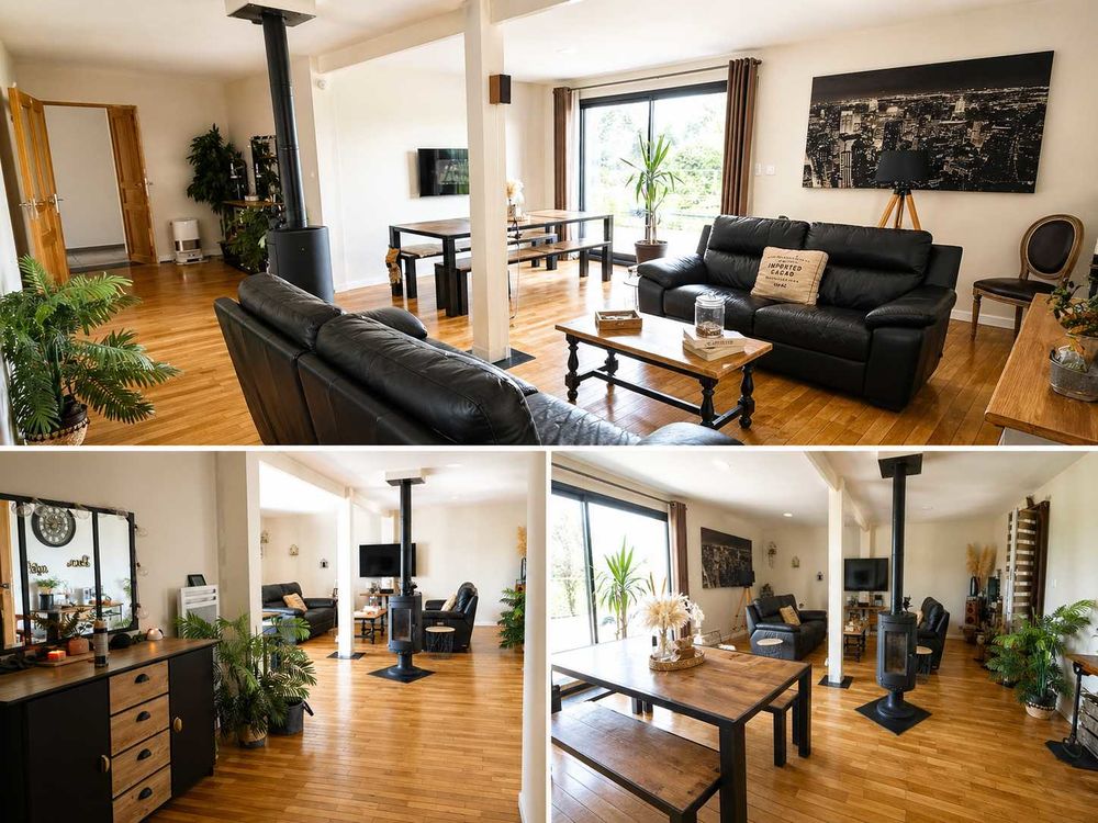 Maison 3 chambres + T2 indépendant, terrain d env 2900m2