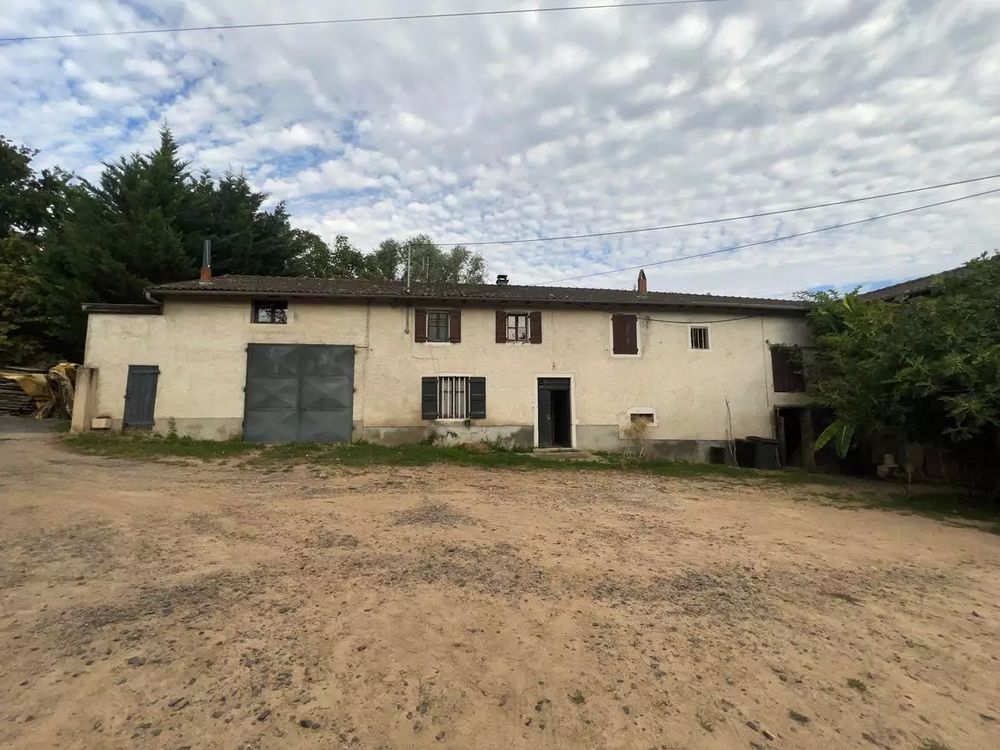 maison mitoyen(rdc+1)115m2 h. ter 1500m2 (droit de passage)
