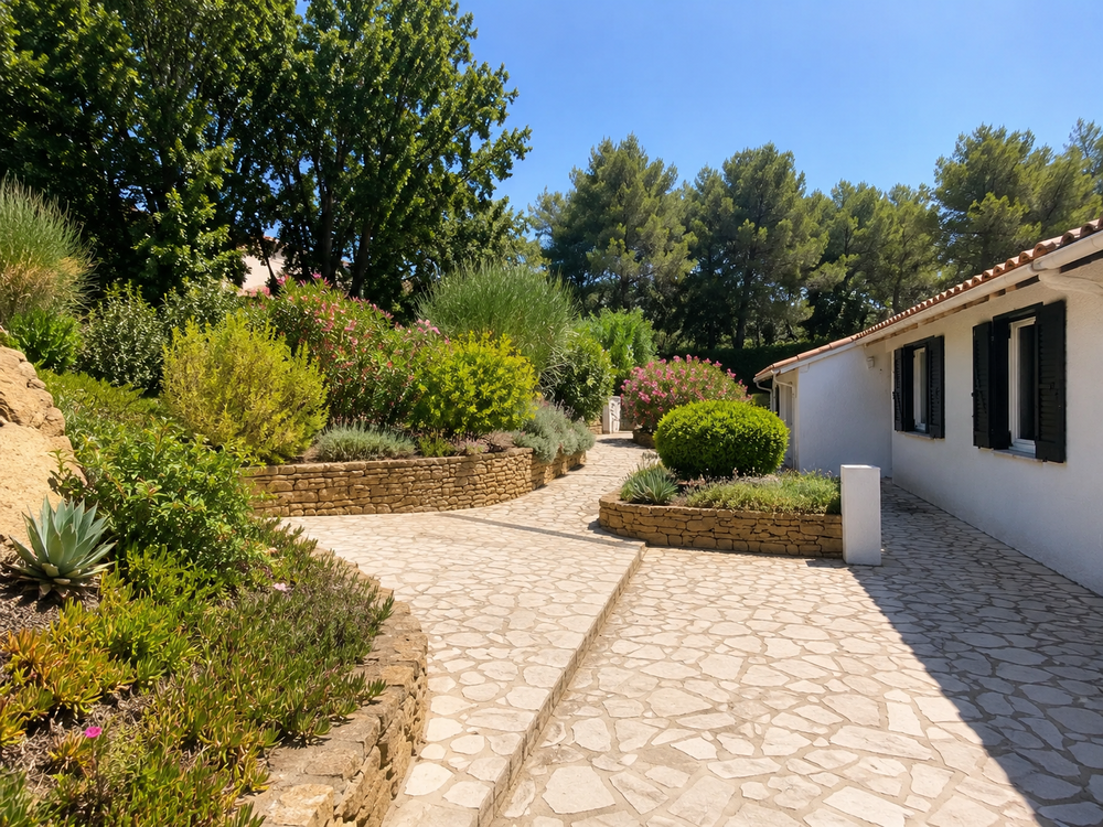 Le Beausset , Maison de plain-pied, piscine, terrain 1700m2