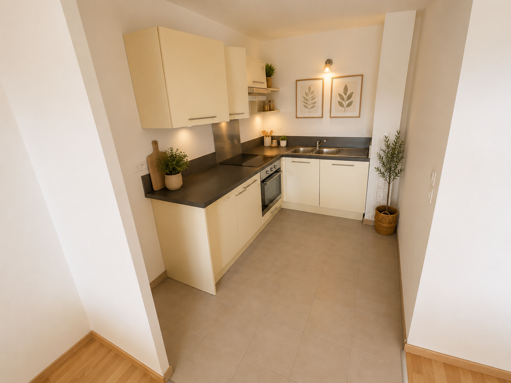 Appartement T3 RDC 64 m²