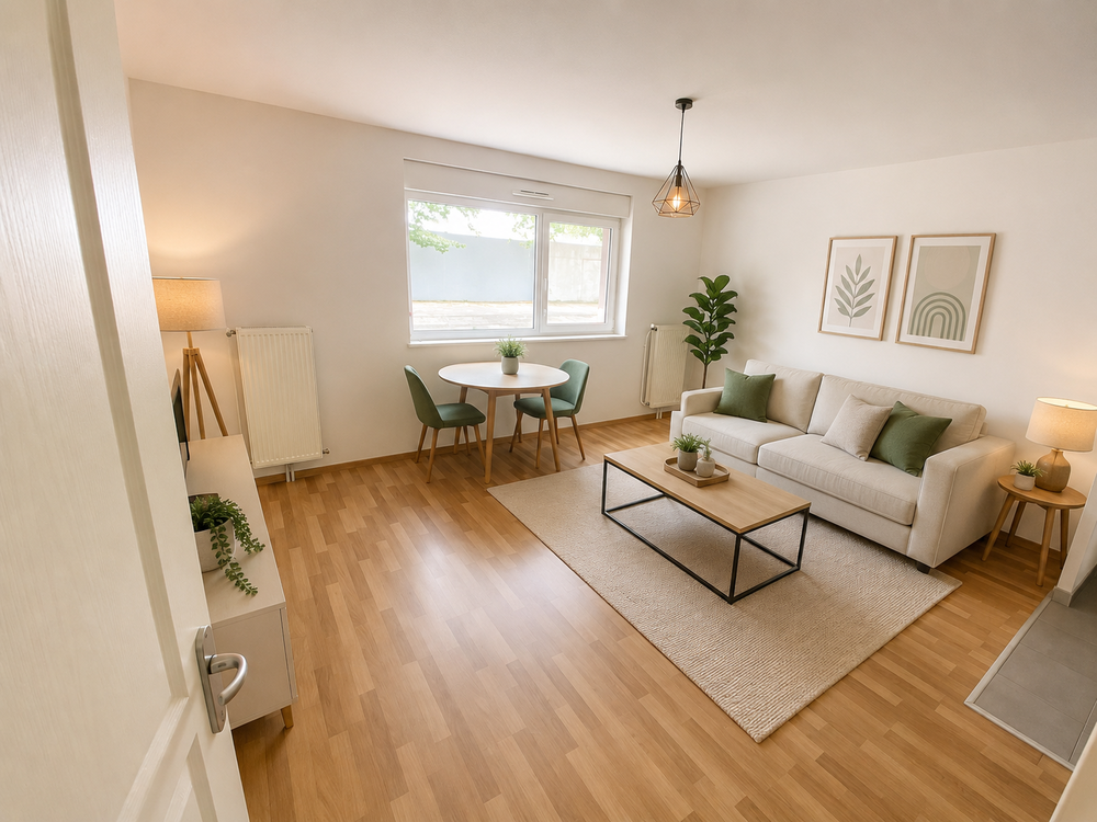 Appartement T3 RDC 64 m²