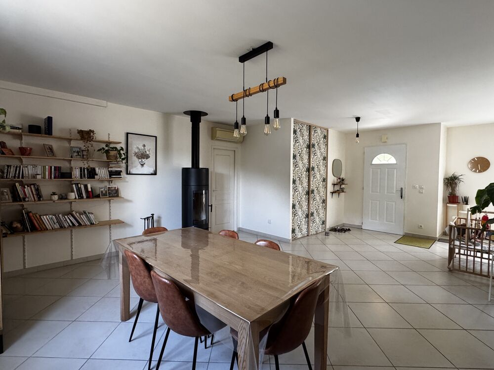 Maison de plein pied 113m² avec piscine