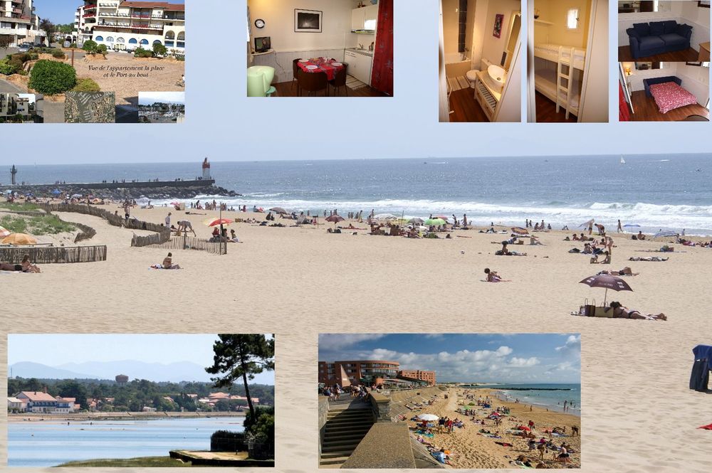 APPT T1 MEUBLE TERRASSE PARKING PORT CAPBRETON TRIANGLE D'OR