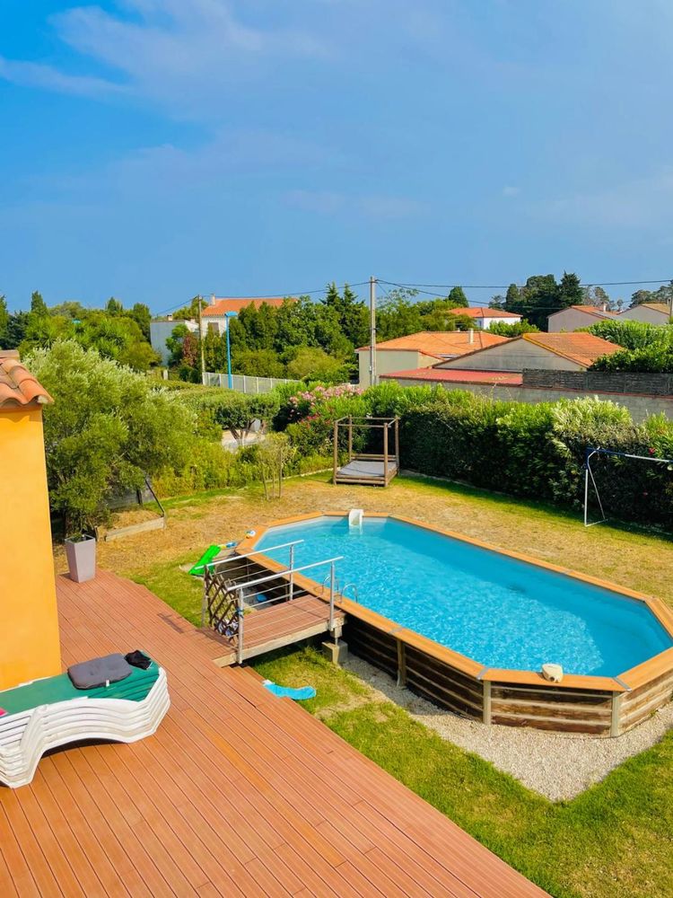 Villa 150 m2 hab, 920 m2 de terrain picine 4 km des plages