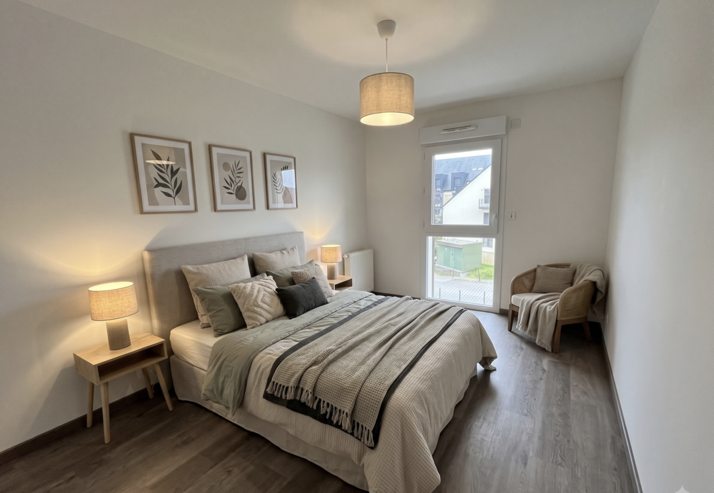 Appartement T2 lumineux de 45 m² avec balcon et 2 parkings