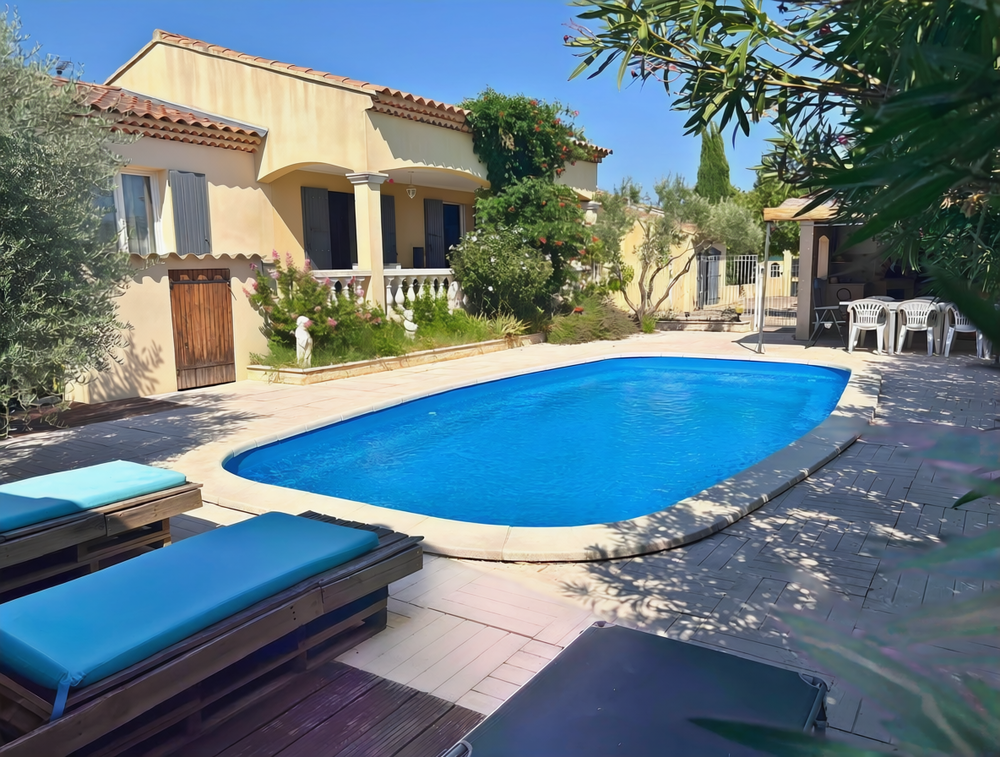 Maison de Plain-pied - 5 chambres - Piscine et cuisine d'été