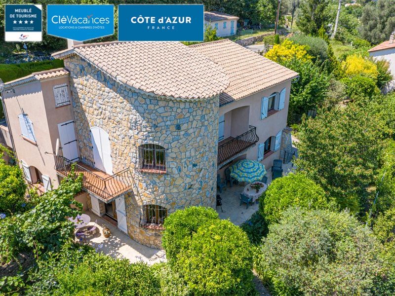 F3 MEUBLE EN VILLA PROCHE CANNES GRASSE SOPHIA & NICE