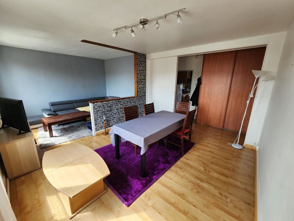 T3 meublé 62,7 m², garage et cave, proche T4, métro