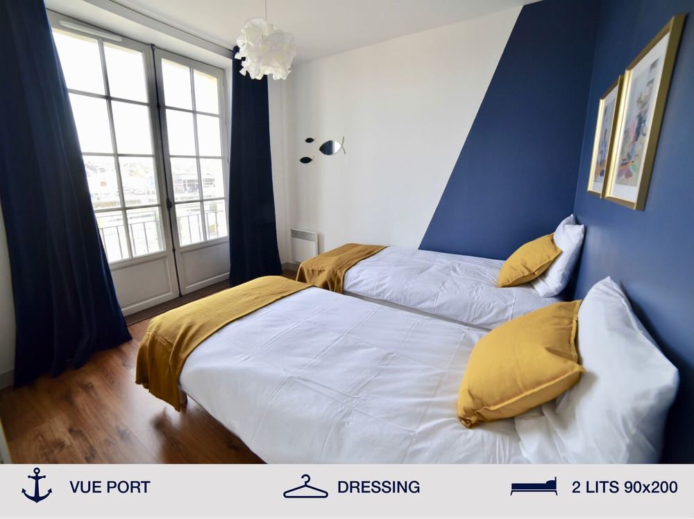 Duplex meublé 2 chambres - Vue port - Centre de Dieppe