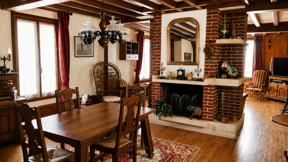 Maison familiale avec grand terrain