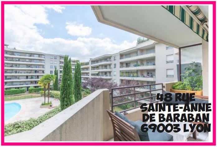 T3 traversant 73m2_Résidence avec Piscine_Lyon3e