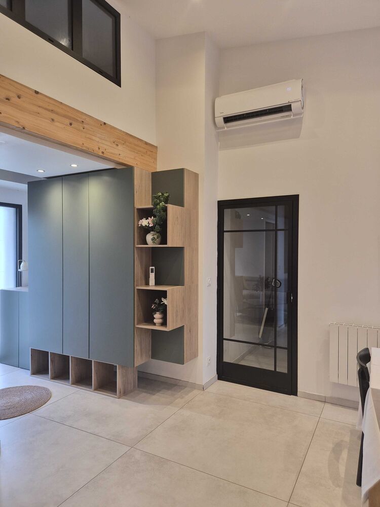 Maison d'architecte de plain-pied 105m2 habitable +22m2 mezz