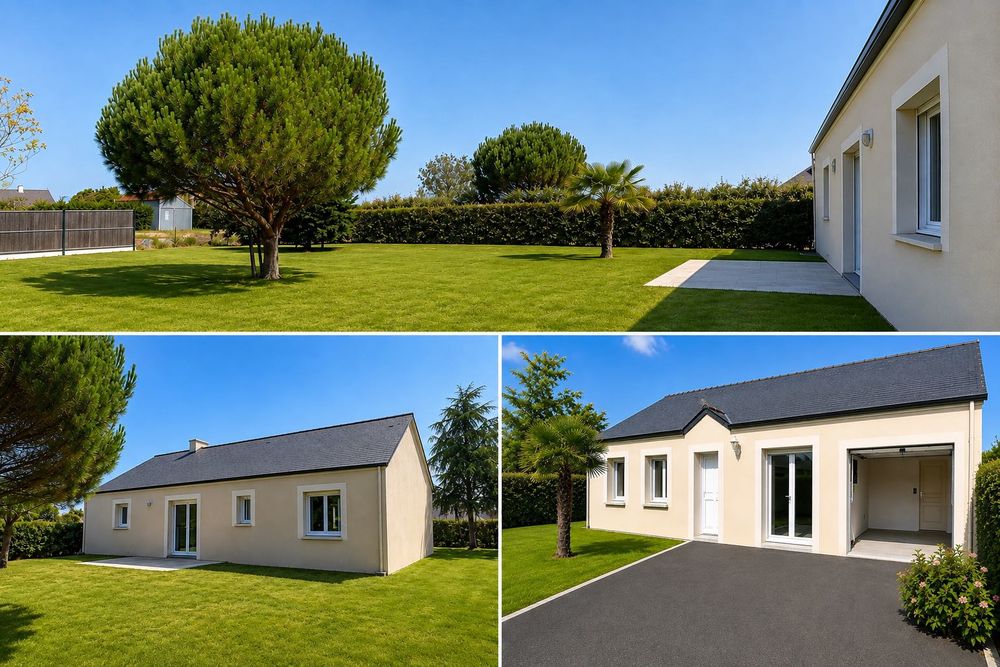 Maison de 100M2, 4 pièces, jardin clos sud/ouest