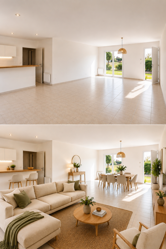 Maison de 100M2, 4 pièces, jardin clos sud/ouest