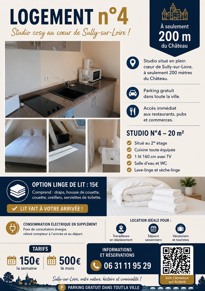 Studio appartement numéro 4