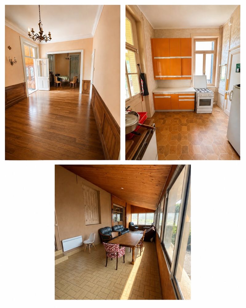 villa 235m2, 1000mm2 de terrain. Terrasses.