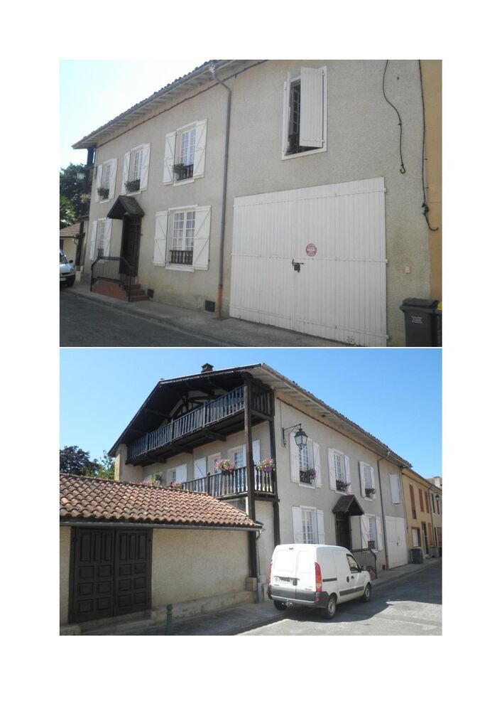 maison de ville avec grand terain