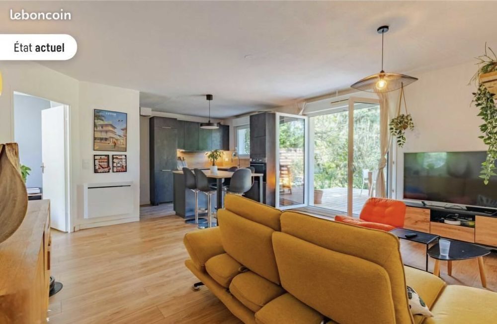 ðOE¿ Superbe T3 avec plus de 200 m² de jardin €" Grande terrasse €" entre particuliers