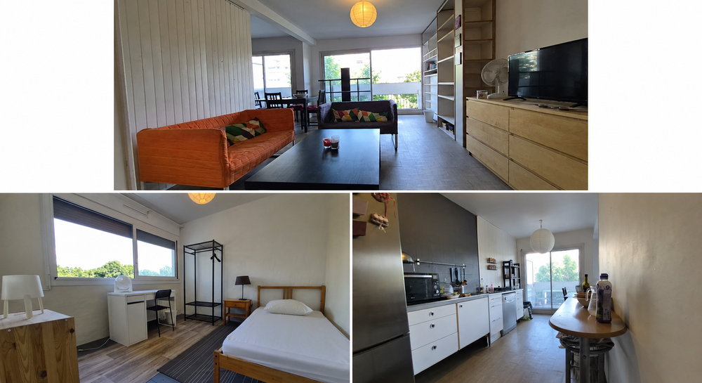 Appartement lumineux Grenoble Porte de l'Ouest