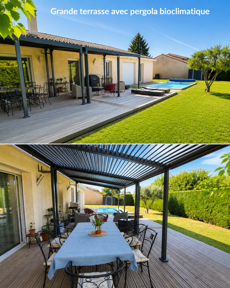 Maison Plain-pied de 166 m² - Piscine - Terrain de1 553 m²