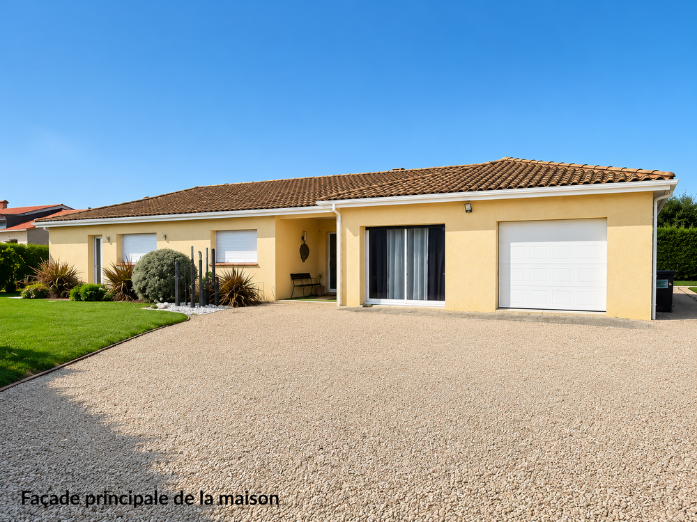 Maison Plain-pied de 166 m² - Piscine - Terrain de1 553 m²