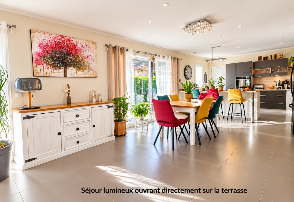 Maison Plain-pied de 166 m² - Piscine - Terrain de1 553 m²