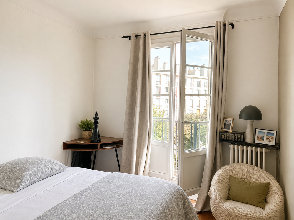 Issy-les-Moulineaux ? 2 P traversant 37 m² - RER C Metro 15