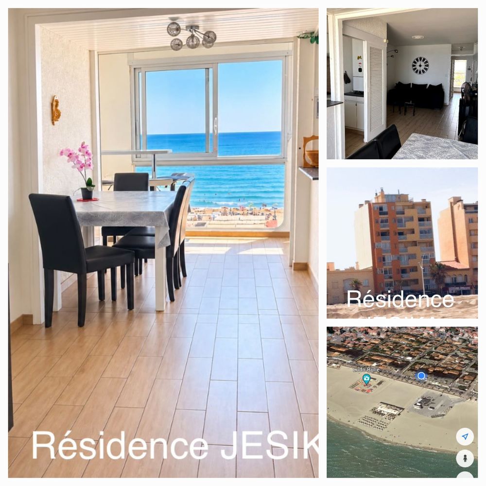 T2 traversant · 44 m² . étage 7/7 . Canet quartier plage
