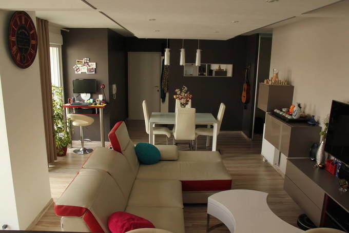 lumineux appart 3 pièces de 58m² en rez de jardin