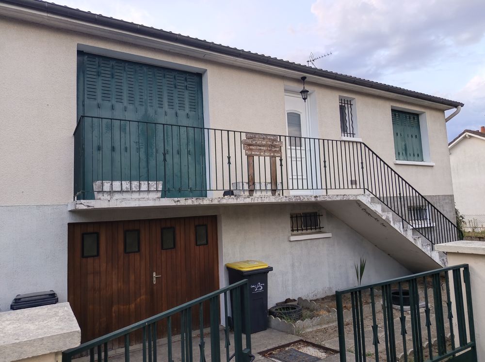maison de 80 m2 deux chambre avec jardin de 400m2