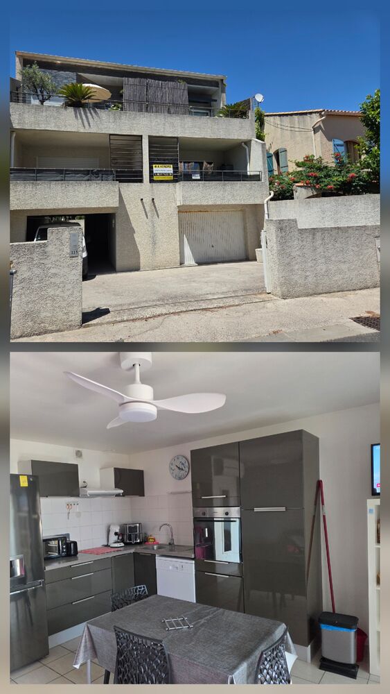 Carnon plage T2 meublé, Terrasse, Garage, Mer à 50M