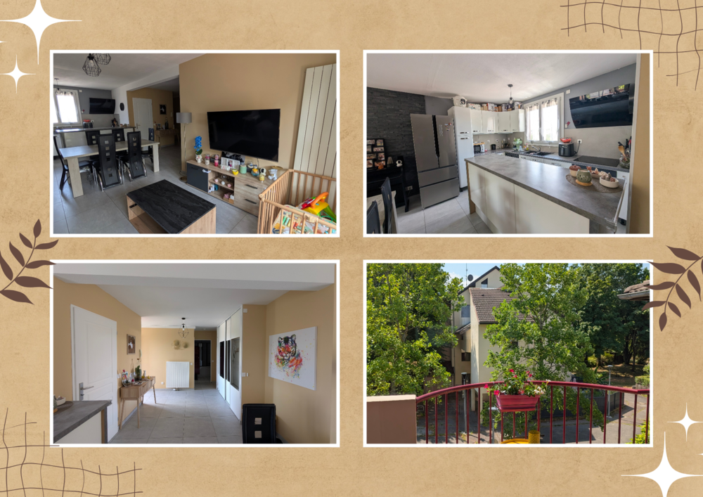 T4 lumineux de 75 m² avec garage et balcon ? Chambéry