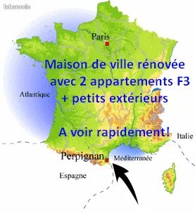 Proche mer - MdV rénovée avec 2 appart rénov F3 + extérieurs