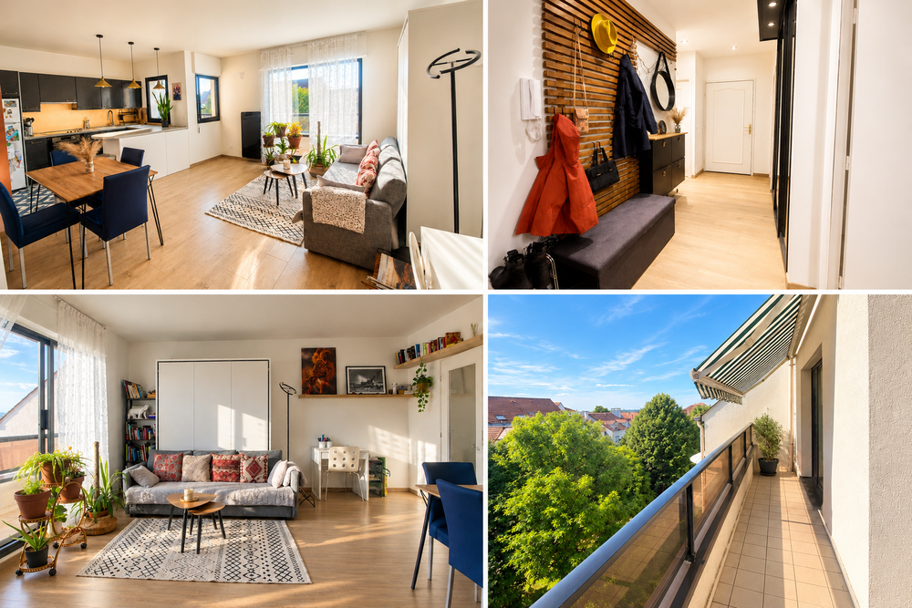 Hypercentre | T2 52 m² | Dernier étage, Balcon, Cave