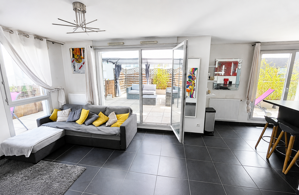 T3 de 65 m² avec terrasse exceptionnelle de 63 m²