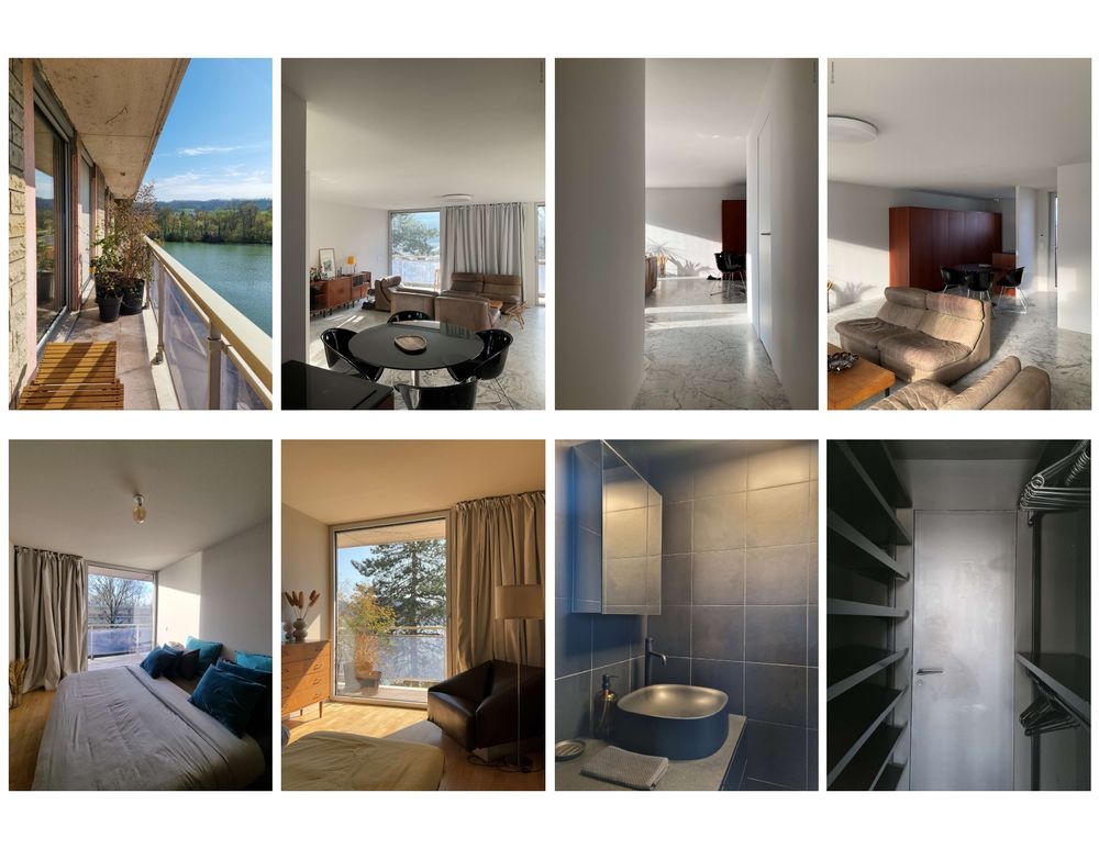 Appartement 4 pièces 82 m² ? Dernier étage - vue Saône