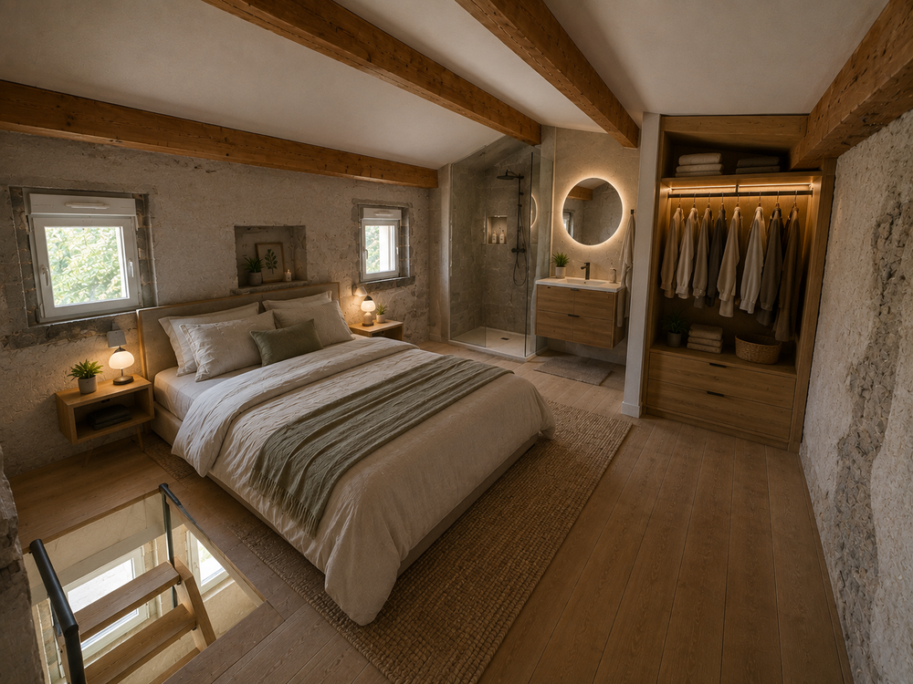 VAUGNERAY ? DUPLEX 100 m² À AMÉNAGER