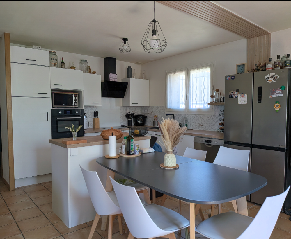 Maison plain pied 109m2 - 3 chambres - jardin 600m2