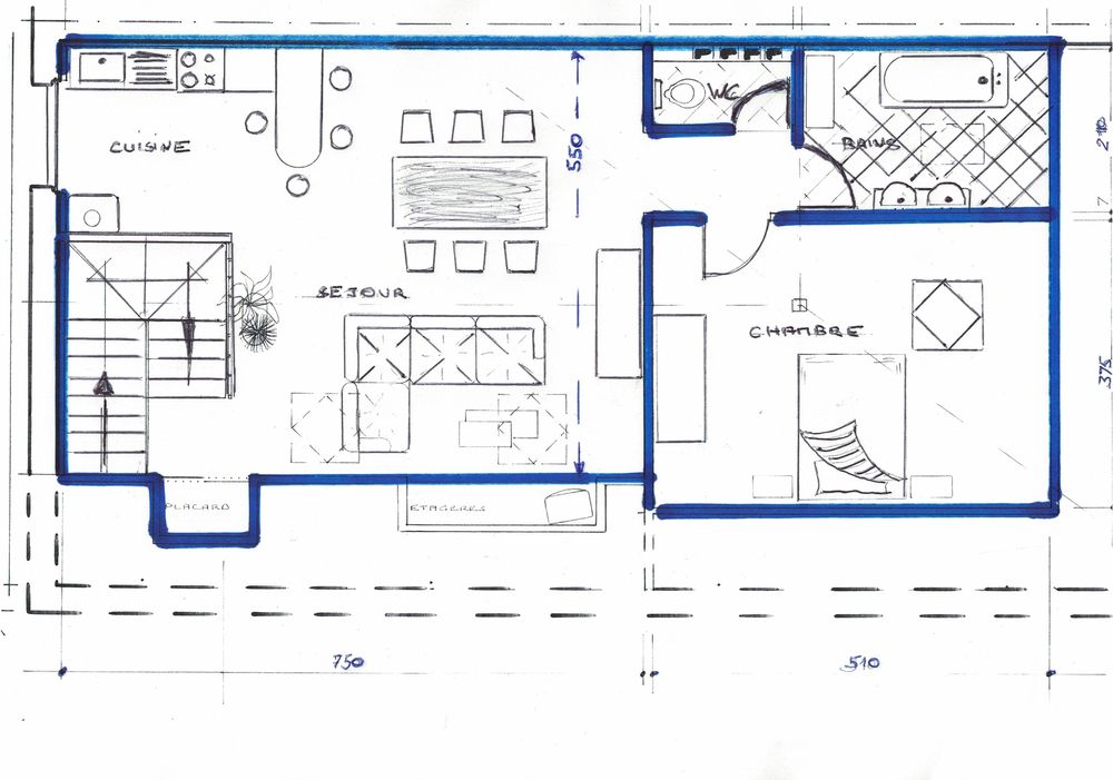 CENTRE VILLE STIRING WENDEL 65 M2