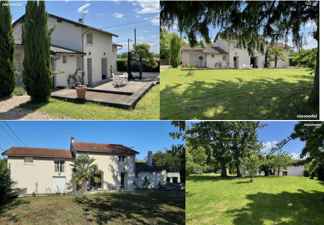 Maison avec parc arboré