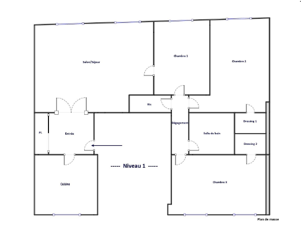 Appartement T3 ou T4