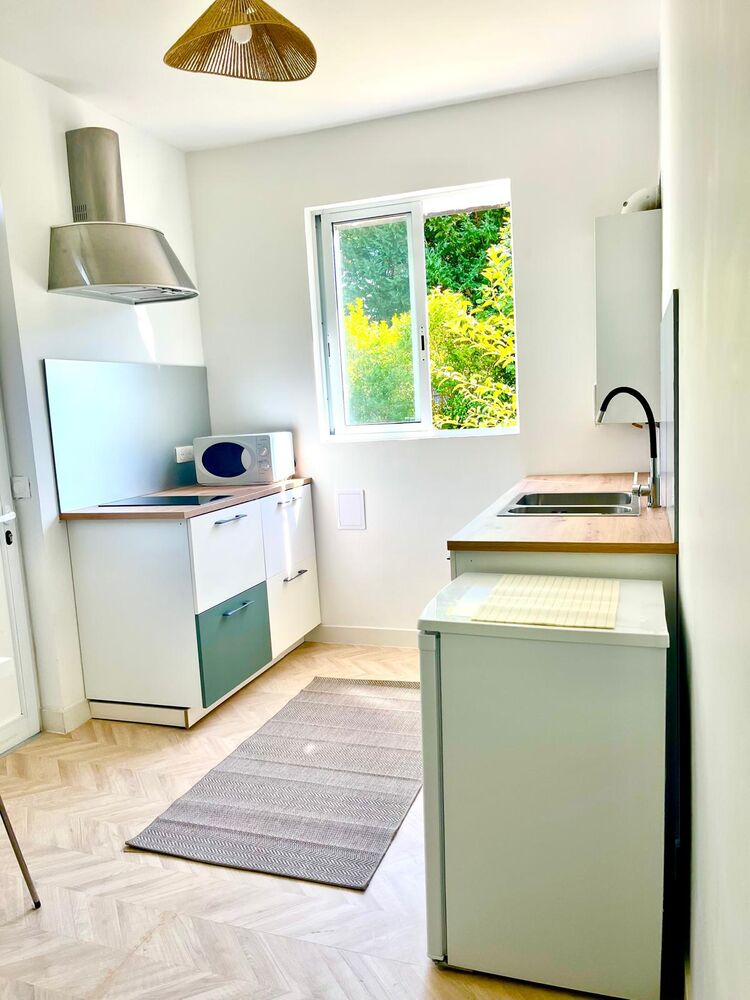 Saint leu la forêt gare 41 m2 meublé, jardin privatif DPE D