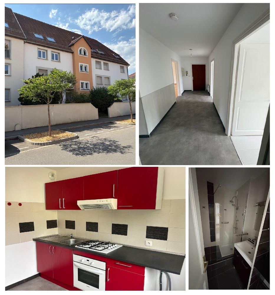 Appartement 73 m² 3 pièces avec balcon, cave et garage